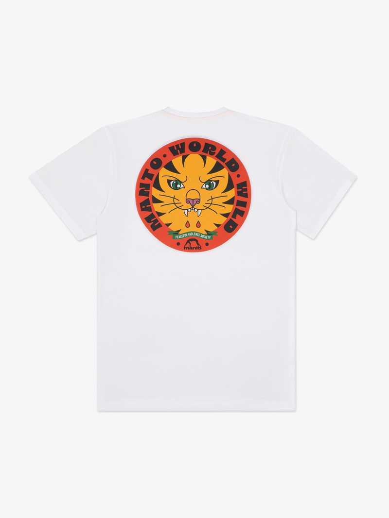 MANTO worldwide tshirt- white